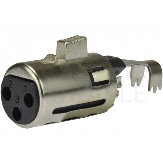 Gniazdo mikrofonowe XLR (3-pin) na kabel