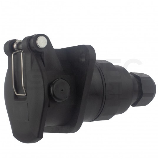 Gniazdo naczepowe do systemu EBS/ABS 7-pin 24V skręcane