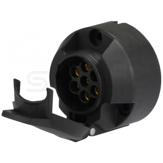 Gniazdo przyczepowe 7-pin 12V/24V plastikowe