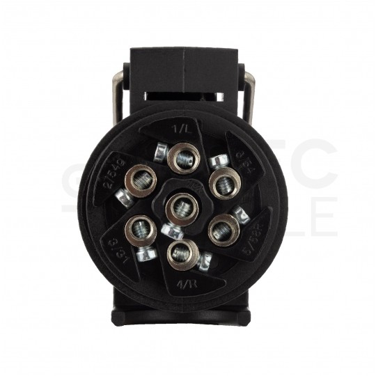 Gniazdo przyczepowe 7-pin 12V plastikowe podwieszane