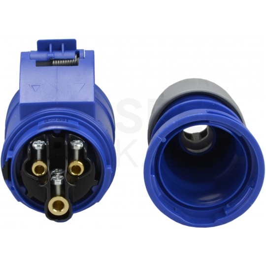 Gniazdo siłowe [3p] 16A 230V przenośne IP44 PCE na kabel