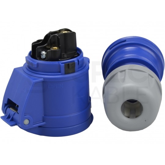 Gniazdo siłowe [3p] 16A 230V przenośne IP44 PCE na kabel