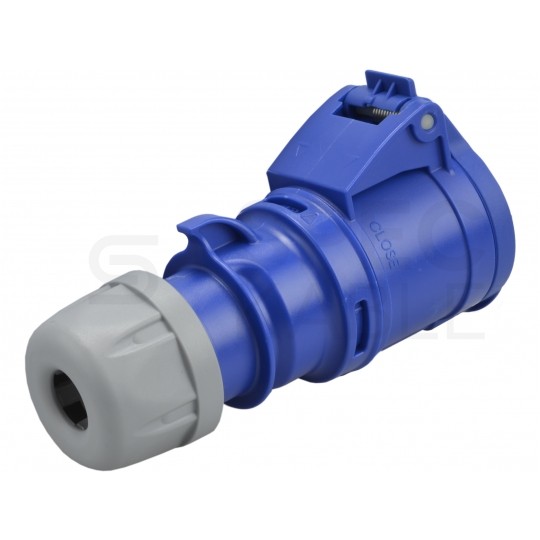 Gniazdo siłowe [3p] 16A 230V przenośne IP44 PCE na kabel