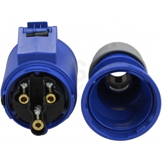 Gniazdo siłowe [3p] 32A 230V przenośne IP44 PCE na kabel