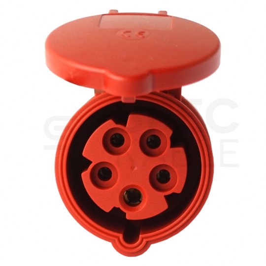 Gniazdo siłowe z klapką [5p] 32A 400V przenośne IP54 MENNEKES na kabel