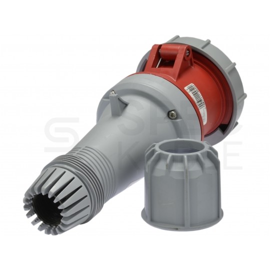 Gniazdo siłowe z klapką [5p] 63A 400V przenośne IP67 PCE na kabel