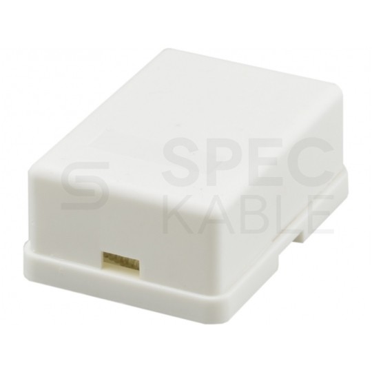 Gniazdo telefoniczne 1xRJ12 6P6C natynkowe