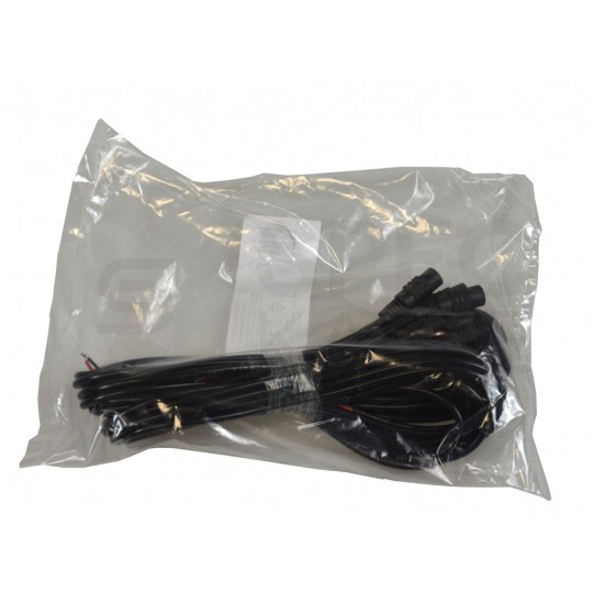 Gniazdo zasilające DC 2,1/5,5 mm złącze proste na kablu 1m