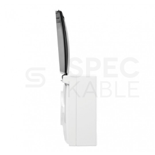 Gniazdo zasilające poczwórne SIMON Aquaclick natynkowe IP20 białe 4x [2P+Z] 16A Kontakt Simon ACGZN4/11