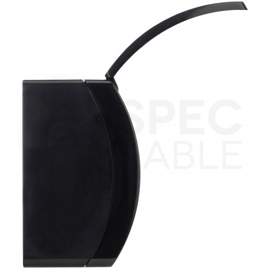 Gniazdo zasilające podwójne natynkowe hermetyczne IP44 czarne z klapką 2x [2P+Z] 16A Koala ViPlast