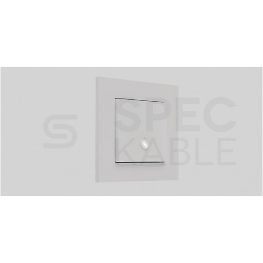 Gniazdo zasilające podwójne SIMON 55 z klapką i uszczelką IP44 białe matowe 2x [2P+Z] 16A z przesłonami Kontakt Simon TGZ2BMCZ.01/111