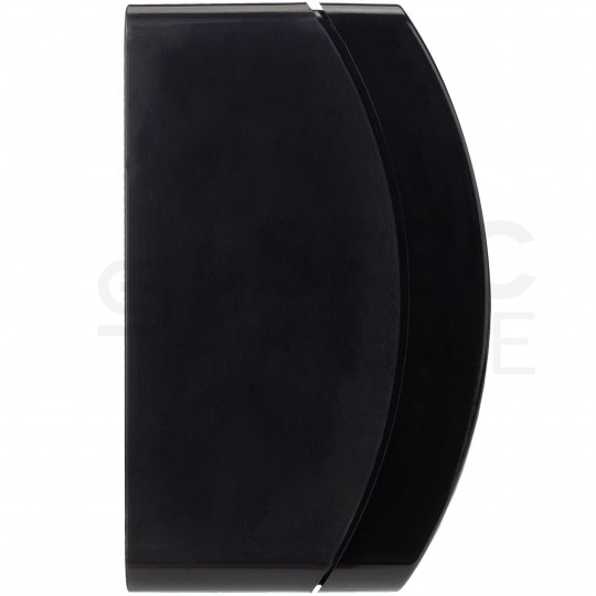 Gniazdo zasilające pojedyncze natynkowe hermetyczne IP44 czarne z klapką [2P+Z] 16A Koala ViPlast