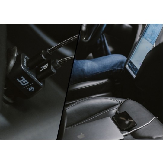 Green Cell Ładowarka samochodowa USB Quick Charge 3.0 + USB typ-C Power Delivery (30W)