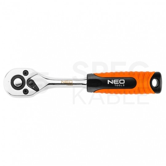 Grzechotka prosta 1/4" ze stali chromowo-wanadowej CRV 150mm NEO 08-504