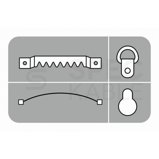 Haczyk do wieszania obrazów / ramek metalowy srebrny 2,2kg 3M COMMAND