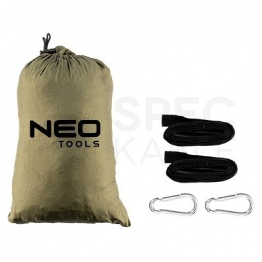 Hamak turystyczny na biwak, podróżny 330x140cm do 200kg NEO 63-124