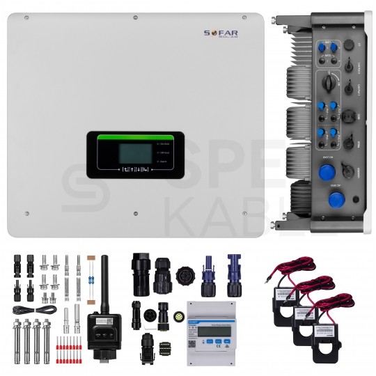 Hybrydowy inwerter solarny Off-Grid falownik sieciowy 3-fazowy SOFAR 8kW