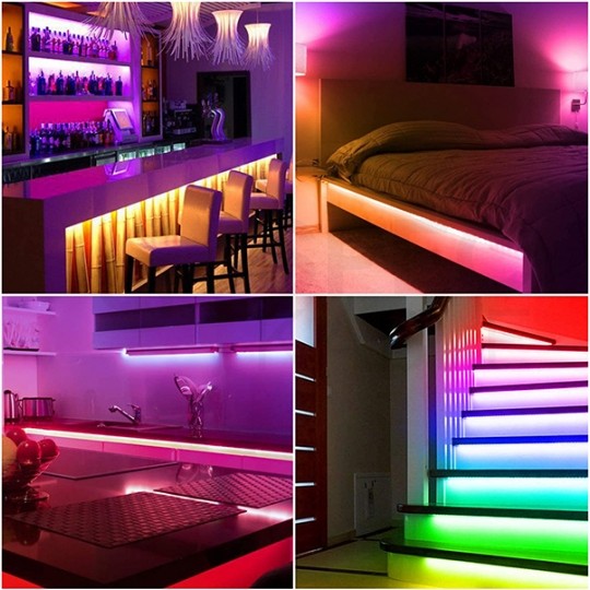 Inteligentna taśma LED RGB 2,8m Wi-Fi 2.4GHz do SmartHome TUYA Gosund