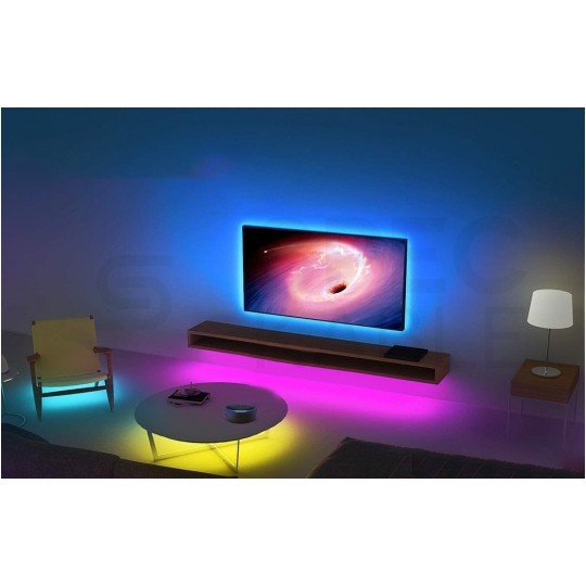Inteligentna taśma LED RGB 2,8m Wi-Fi 2.4GHz do SmartHome TUYA Gosund