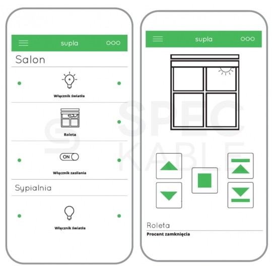 Inteligentny sterownik do rolet Wi-Fi 2.4GHz douszkowy 2xNO 5A/250VAC SUPLA ZAMEL