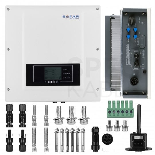 Inwerter solarny On-Grid z regulatorem 2xMPPT 3-fazowy falownik sieciowy 5,0kW SOFAR 5.5KTLX-G3
