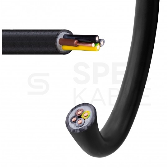 Kabel energetyczny TECHNOPOWER N2XH-J 4x1,5mm2 czarny 0,6/1kV zewnętrzny bezhalogenowy B2ca drut Technokabel