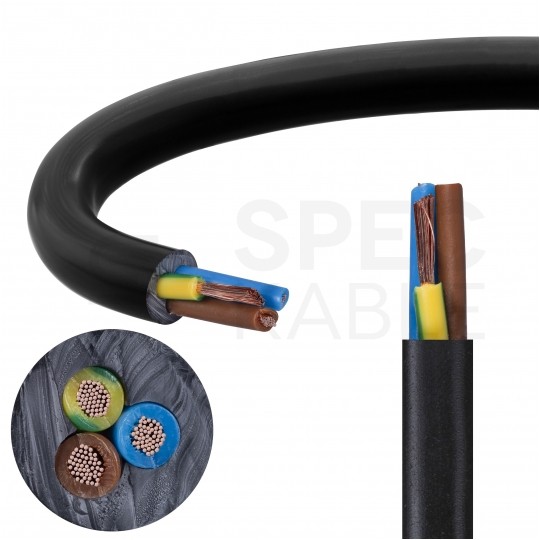 Kabel energetyczny ziemny BiT 1000 H Power 3x2,5mm2 czarny 0,6/1kV bezhalogenowy linka Bitner