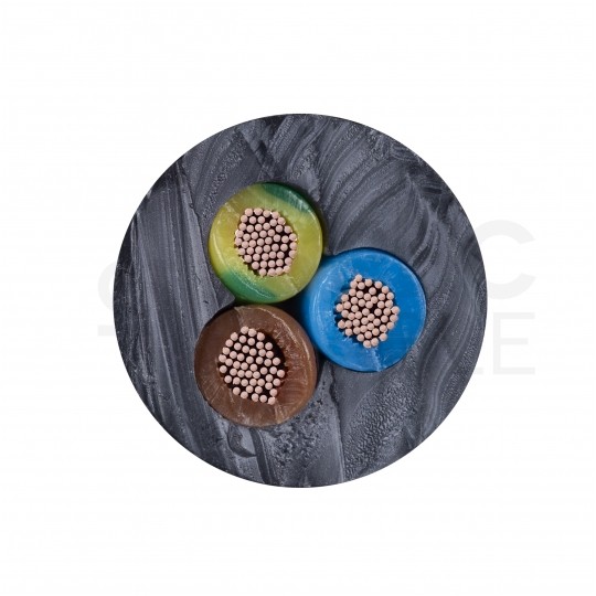 Kabel energetyczny ziemny BiT 1000 H Power 3x2,5mm2 czarny 0,6/1kV bezhalogenowy linka Bitner