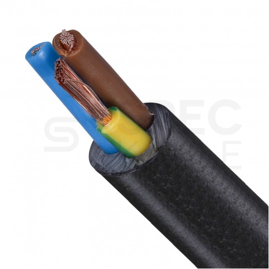 Kabel energetyczny ziemny BiT 1000 H Power 3x2,5mm2 czarny 0,6/1kV bezhalogenowy linka Bitner