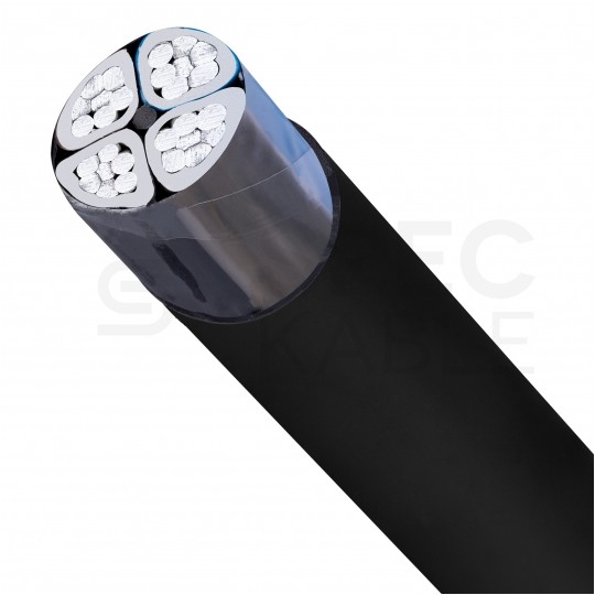 Kabel energetyczny ziemny YAKXS 4x120mm2 czarny 0,6/1kV aluminium XLPE Elektrokabel