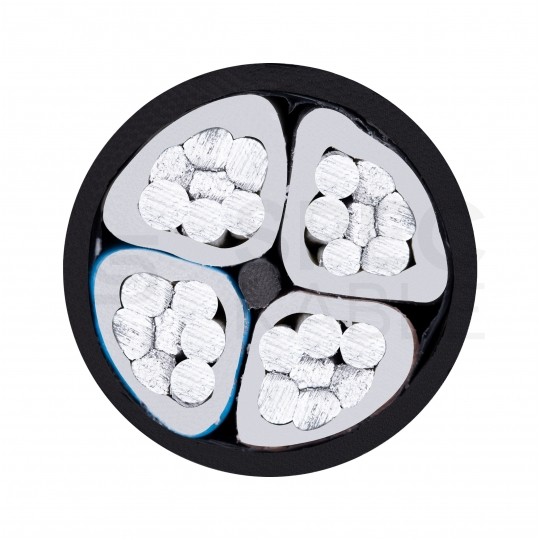 Kabel energetyczny ziemny YAKXS 4x50mm2 czarny 0,6/1kV aluminium XLPE Elektrokabel