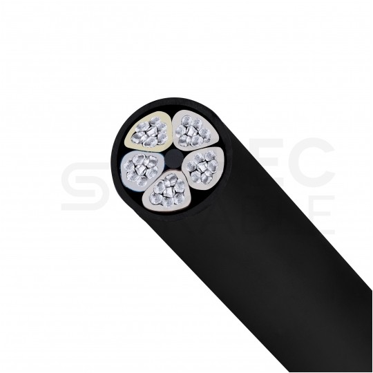 Kabel energetyczny ziemny YAKXS 5x16mm2 czarny 0,6/1kV aluminium XLPE Elektrokabel