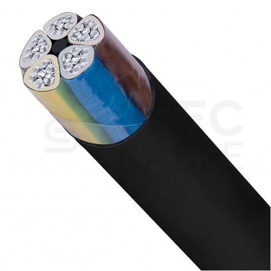 Kabel energetyczny ziemny YAKXS 5x35mm2 czarny 0,6/1kV aluminium XLPE Elektrokabel