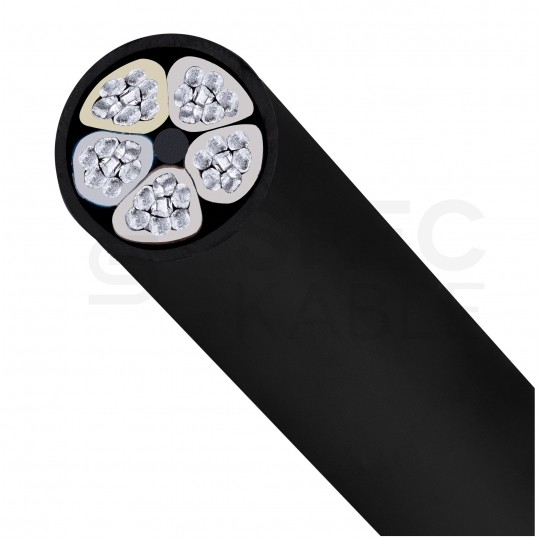 Kabel energetyczny ziemny YAKY 5x25mm2 czarny 0,6/1kV aluminium Elektrokabel
