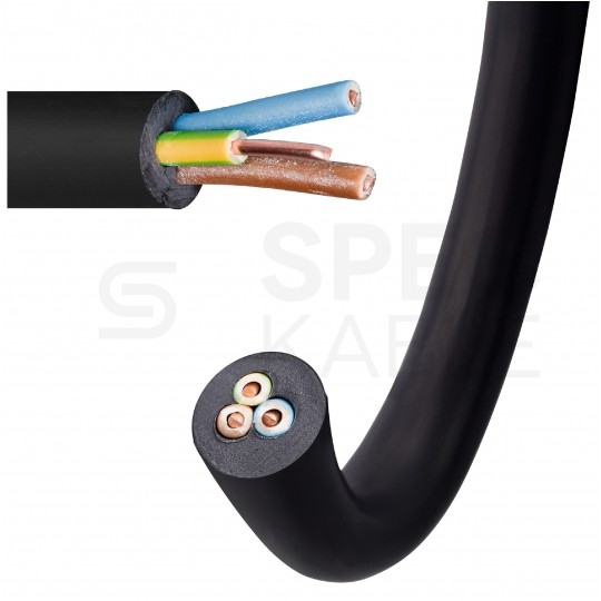 Kabel energetyczny ziemny YKY 3x10mm2 czarny 0,6/1kV drut Eltrim