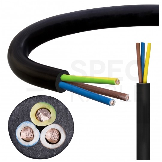 Kabel energetyczny ziemny YKY 3x2,5mm2 czarny 0,6/1kV drut NKT