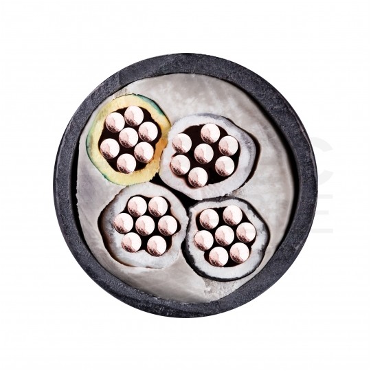 Kabel energetyczny ziemny YKY 4x16mm2 czarny 0,6/1kV linka sztywna Elektrokabel