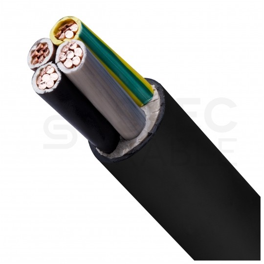 Kabel energetyczny ziemny YKY 4x16mm2 czarny 0,6/1kV linka sztywna Elektrokabel