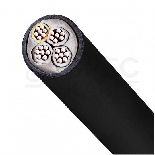 Kabel energetyczny ziemny YKY 4x16mm2 czarny 0,6/1kV linka sztywna Elektrokabel