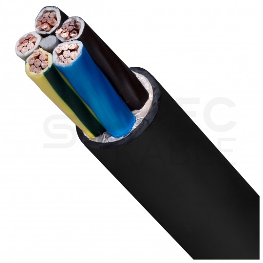 Kabel energetyczny ziemny YKY 5x16mm2 czarny 0,6/1kV linka sztywna Elektrokabel