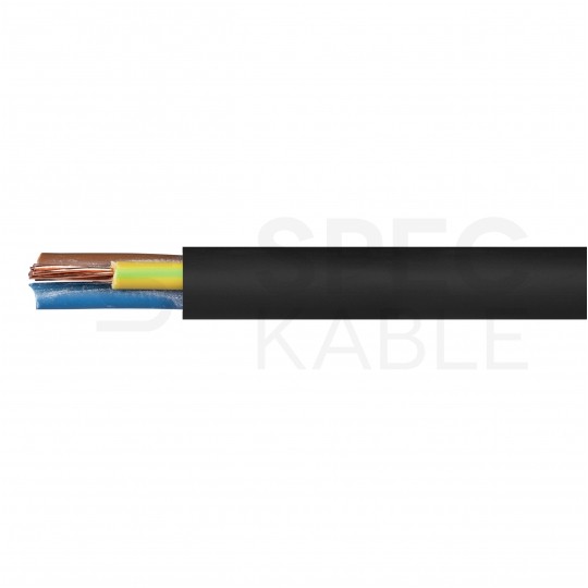 Kabel energetyczny ziemny YLY 3x2,5mm2 czarny 0,6/1kV linka sztywna Eltrim