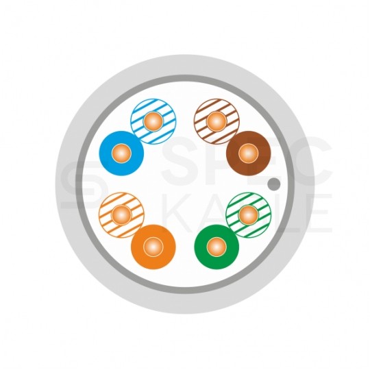 Kabel FTP kat.5e F/UTP 4x2x0,5 NEKU