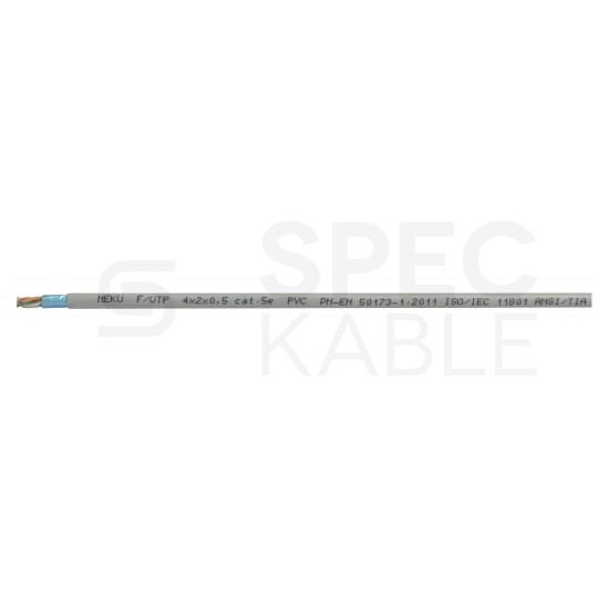 Kabel FTP kat.5e F/UTP 4x2x0,5 NEKU