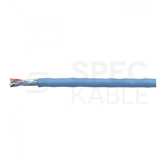 Kabel FTP kat.6 U/FTP 4x2x0,48 linka niebieska LSOH BKT