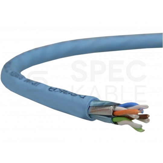 Kabel FTP kat.6 U/FTP 4x2x0,57 niebieski LSOH Draka