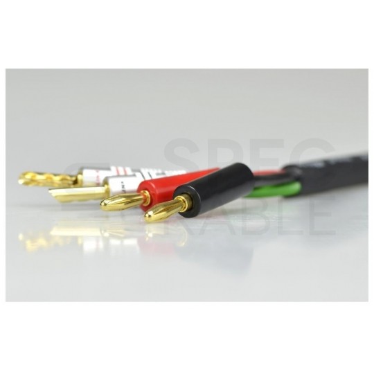 Kabel głośnikowy BiTsound 4x2,5mm2 Cu OFC zewnętrzny czarny Bitner