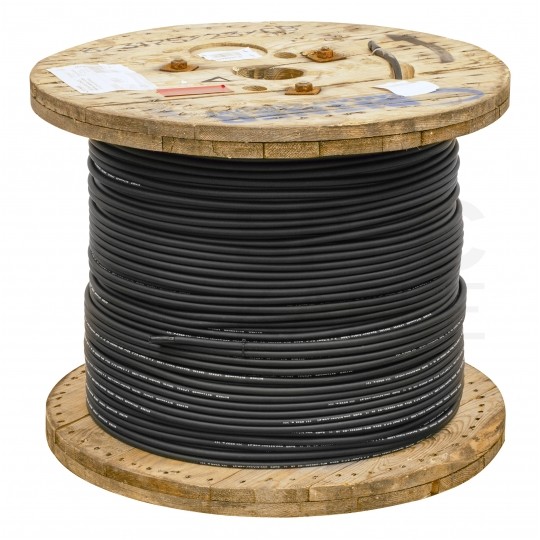 Kabel głośnikowy BiTsound INSTAL 2x2,5mm2 Cu OFC zewnętrzny B2ca bezhalogenowy LSOH czarny Bitner