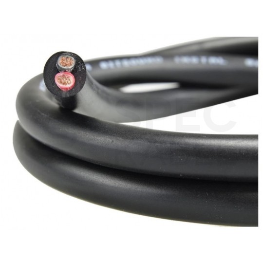 Kabel głośnikowy BiTsound INSTAL 2x2,5mm2 Cu OFC zewnętrzny ziemny czarny Bitner