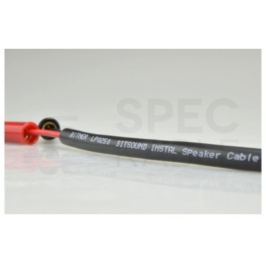 Kabel głośnikowy BiTsound INSTAL 2x4mm2 Cu OFC zewnętrzny ziemny czarny Bitner