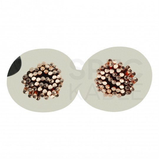 Kabel głośnikowy BiTsound PGY-p 2x1,5mm2 Cu OFC płaski transparentny Bitner